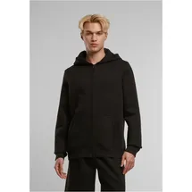 URBAN CLASSICS Hoodie Basic Essential Zip Hoody schwarz S (46)