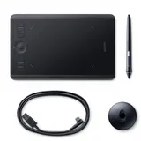 Wacom PTH460K1B Intuos Pro S Grafischer Stift bis zu 8000 Stufen, Größe S, schwarz, klein
