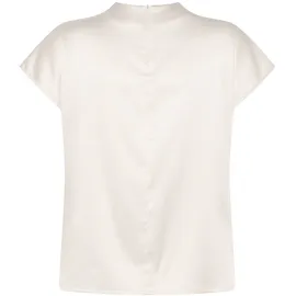 Zero Satin-Bluse mit Kragen 40, Eggnog - 40