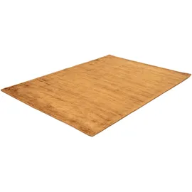 Tom Tailor Viskose-Teppich Shine uni 430 ocher 300x400 cm