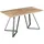 Beliani Esszimmer Set Upton Hellbraun 2-sitzer