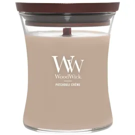 Woodwick Patchouli Crème Duftkerze 275 g beige
