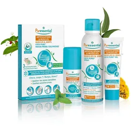Puressentiel Gelenk & Muskel - Cryo Pure Gel mit 14 ätherischen Ölen - Intensive Kältewirkung - Hilft, empfindliche Stellen zu beruhigen - 80 ml