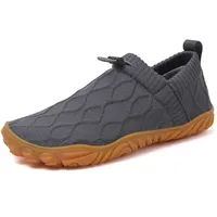 HUSK'SWARE Barfußschuh (Trailrunning-Schuhe, Minimalistische Barfuß Sneaker Mit Zero-Drop Sohle) Atmungsaktiv und rutschfest grau 40 EU