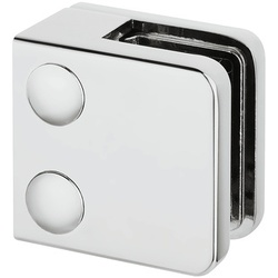 Häfele Glasklemme, Modell 21, für 38 mm, chromfarben