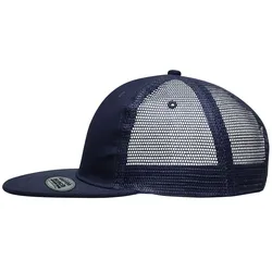 Basecap "MB6509" 6-Panel-Flat-Peak - navy