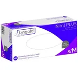 Bingold Nitril 30PLUS Einweghandschuhe Kobaltblau puderfrei, 100 Stück