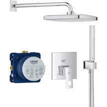 Grohe Eurocube Perfect - Unterputz-Dusch-Set (250 mm, komplett einbaufertig), chrom, 25239000