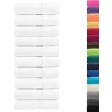 vidaXL Premium-waschlappen Solund 50 Stk Weiß 15x21cm 600 g/m2 vidaXL