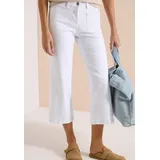Cecil Wide Leg Jeans mit Patch Pockets White 36 - 36W / 26L