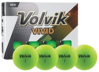 Volvik Vivid Golfball 12er Pack grün