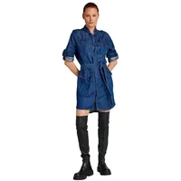 G-Star Field Langes Kleid Mit Langen ärmeln Rinsed M