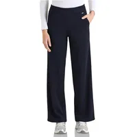 Cecil Wide Leg Hose Blau S