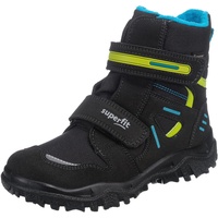 superfit Jungen Husky warm gefütterte Gore-Tex Schneestiefel, SCHWARZ/BLAU 0200, 25