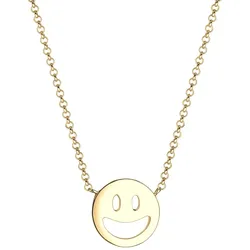 Elli mit Happy Smiling Face 925 Silber Ketten   Damen 