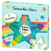 Moses Mini-Bringsel Textmarker Stern/Blume
