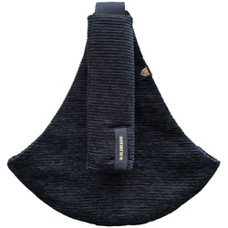 Wildride Kindertrage Cordstoff Kollektion (Hüfttrage), Farbe: Black