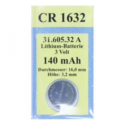 Batterien Lithium 3v Cr 1632