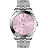 ICE-Watch - Ice Steel Silver Light pink - Silbergraue Damenuhr mit Metallarmband - 023790 (Small)