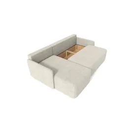 Selsey Eckcouch Bouclé 2-Sitzer Beige