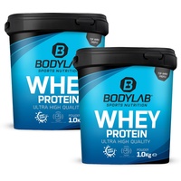 Bodylab24 Whey Protein Pulver, Schokolade, 2 x 1kg