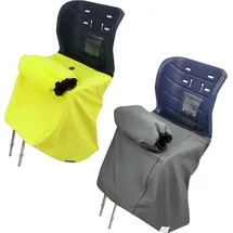 BambiniWelt by Rafael K. BambiniWelt Kinder Beinwärmer Fußsack für Fahrradsitz Römer mit Handmuff Microfleece, Wind- und wasserabweisend, grau
