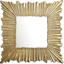 FineBuy Wandspiegel 75 x 75 cm Gold