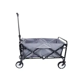 INDA-EXCLUSIV Bollerwagen faltbar grau