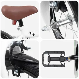 vidaXL Kinderfahrrad 16 Zoll Farbe weiß