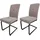 Hti-Living Esszimmerstuhl Kinsey 2er-Set Braun