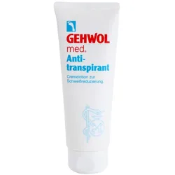 Gehwol Med Antitranspirant-Creme zur Verminderung der Schweißbildung für Füssen 125 ml