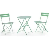 Rebecca Mobili Bistro-Set 3-tlg. Grün