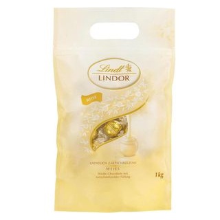 Lindt Pralinen Lindor Weiß, 1000g, 78 Kugeln