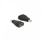 DeLock Mini Displayport 1.2 auf DisplayPort Adapter Schwarz