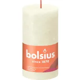 Bolsius Rustik Stumpenkerze 13 x 6,8 cm weiche perle