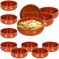 12er Set Cazuela Tonschale Berlin bauchig 24cm - 99513