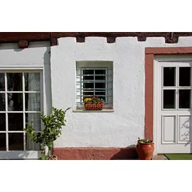 GAH Alberts Fensterschutzgitter Secorino Basic 70 cm x 30 cm Silber