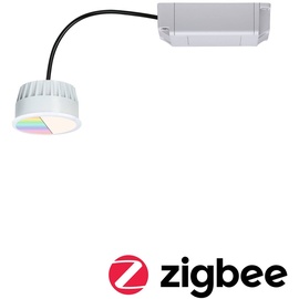 PAULMANN LED Modul Einbauleuchte Smart Home Zigbee RGBW Coin rund 50mm 5,2W 400lm 230V RGBW Satin