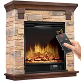 Kesser Elektrokamin LED 3D-Flame braun