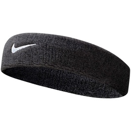 Nike Swoosh Stirnband Schwarz, Weiß