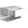 VCM Nachtschrank Usal 45 x 32 x 30 cm Weiß
