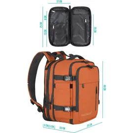 Normani Erweiterbarer Handgepäck-Rucksack onesize Orange
