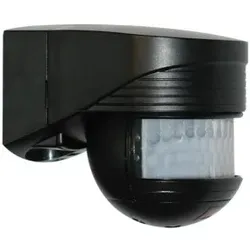 BEG Bewegungsmelder Wandmontage schwarz IP44 12m 91122 LC-Click 200 schwarz