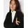 bonprix Strickmantel BONPRIX, Damen, Gr. 44/46 (L), schwarz, Strick, Obermaterial: 66% Polyacryl, 17% Polyester, 15% Polyamid, 2% Elasthan, unifarben, loose fit ca.