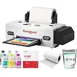 Procolored F13 DTF Drucker Bundle A3 L1800 13Inches T Shirt Druckmaschine mit Aushärtung Ofen Cutter Roll Feeder Built-In Siphon System für Kleidung Textil Customization (ohne Ofen)