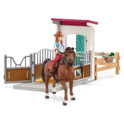 Schleich HORSE CLUB Pferdebox mit Hannah & Cayenne - 42710, Bauernhof, 5 Jahr(e)