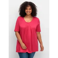 Sheego Damen Große Größen Shirt in A-Linie in A-Linie,