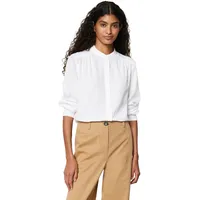 Marc O'Polo Damen, M00084542027 Button Down Shirt, weiß, 44