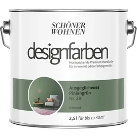 Schöner Wohnen Designfarben 2,5 l ausgeglichenes piniengrün