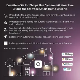 Philips Hue White & Col. Amb. GU10 Dreierpack inkl. Dimmschalter Starter Set Mehrfarbig